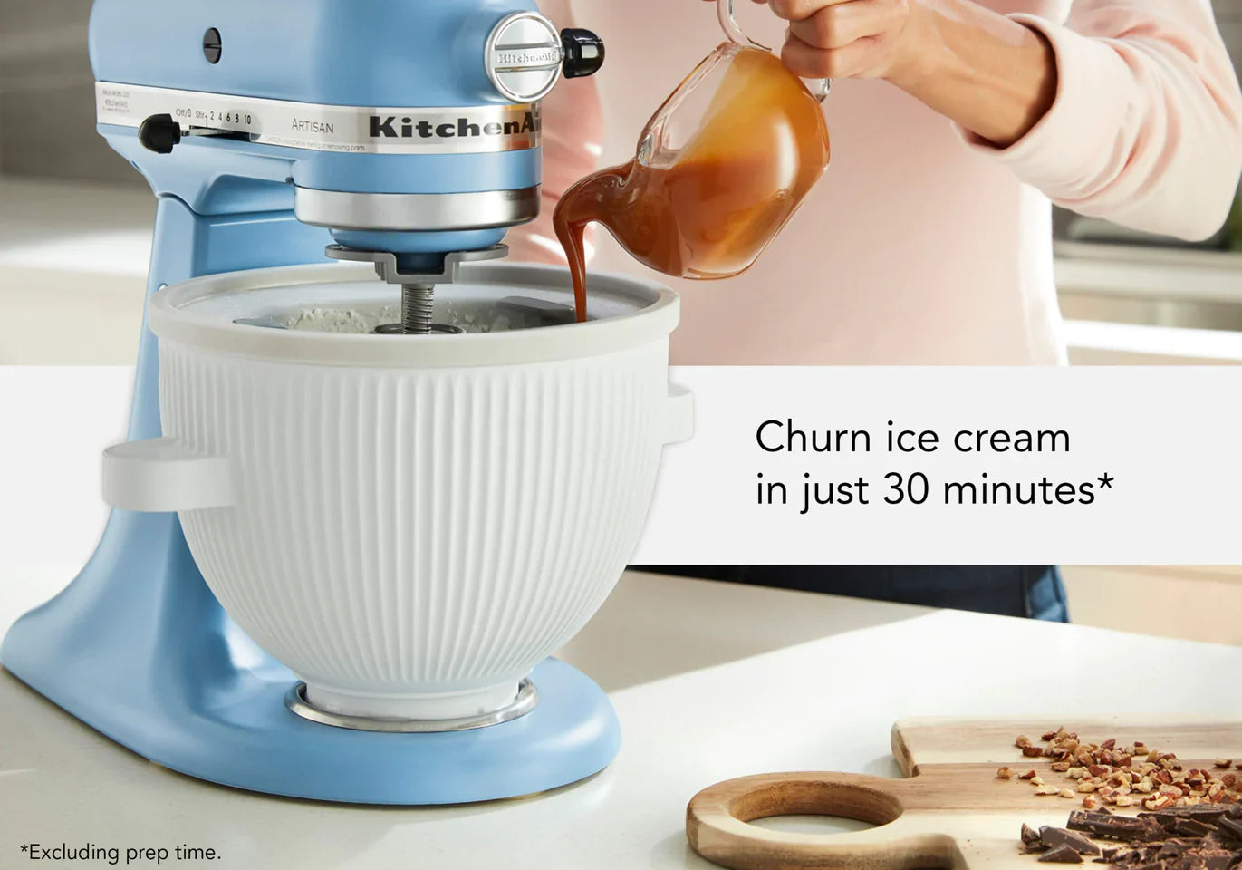 Kitchenaid Ice Cream Bowl Attachment for Stand Mixer 1.9L
