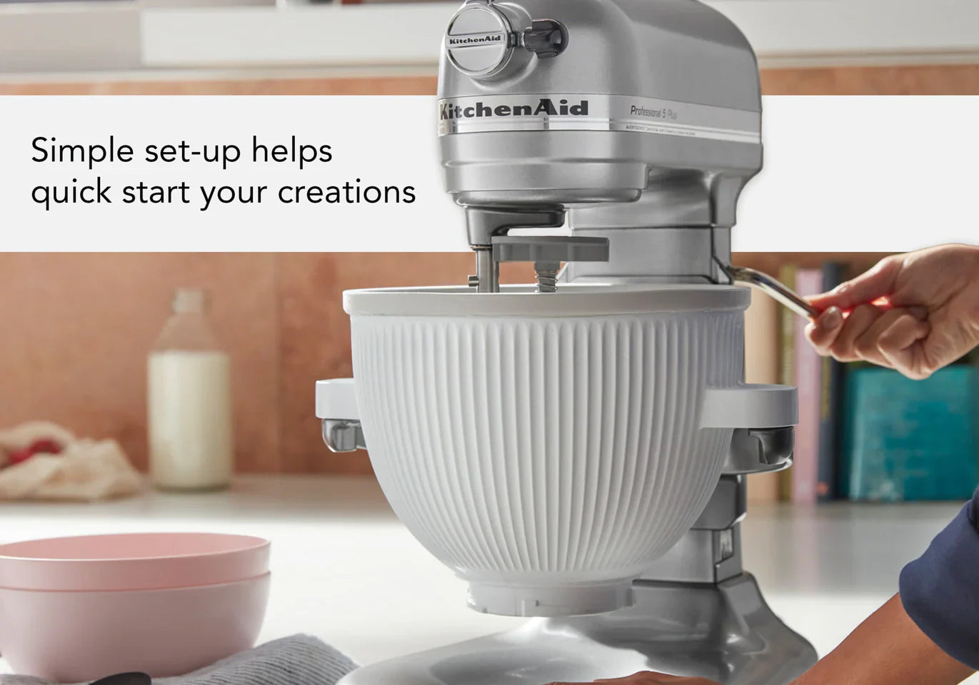 Kitchenaid Ice Cream Bowl Attachment for Stand Mixer 1.9L