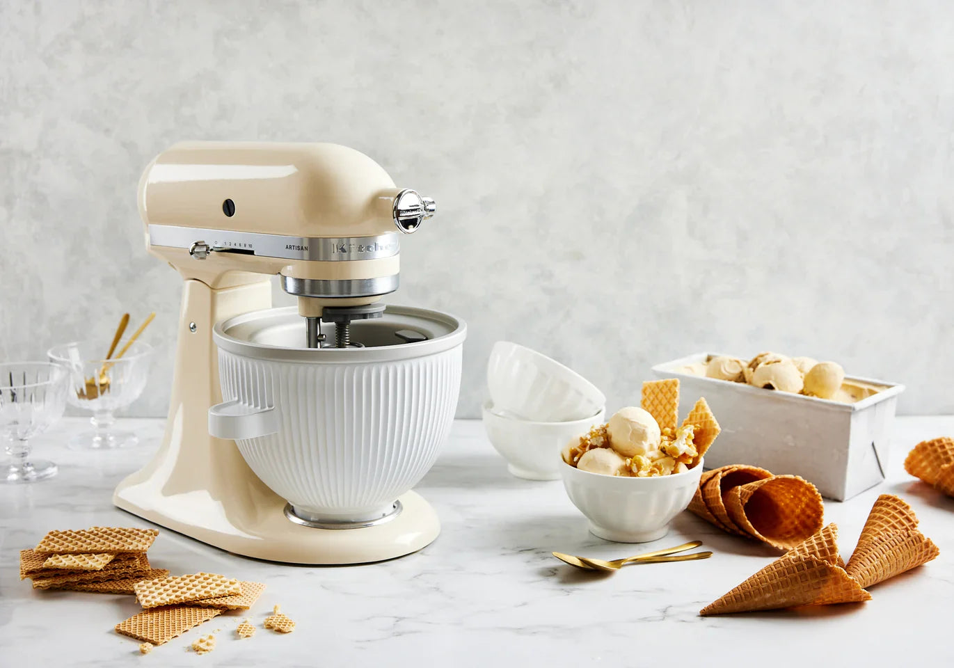 Kitchenaid Ice Cream Bowl Attachment for Stand Mixer 1.9L