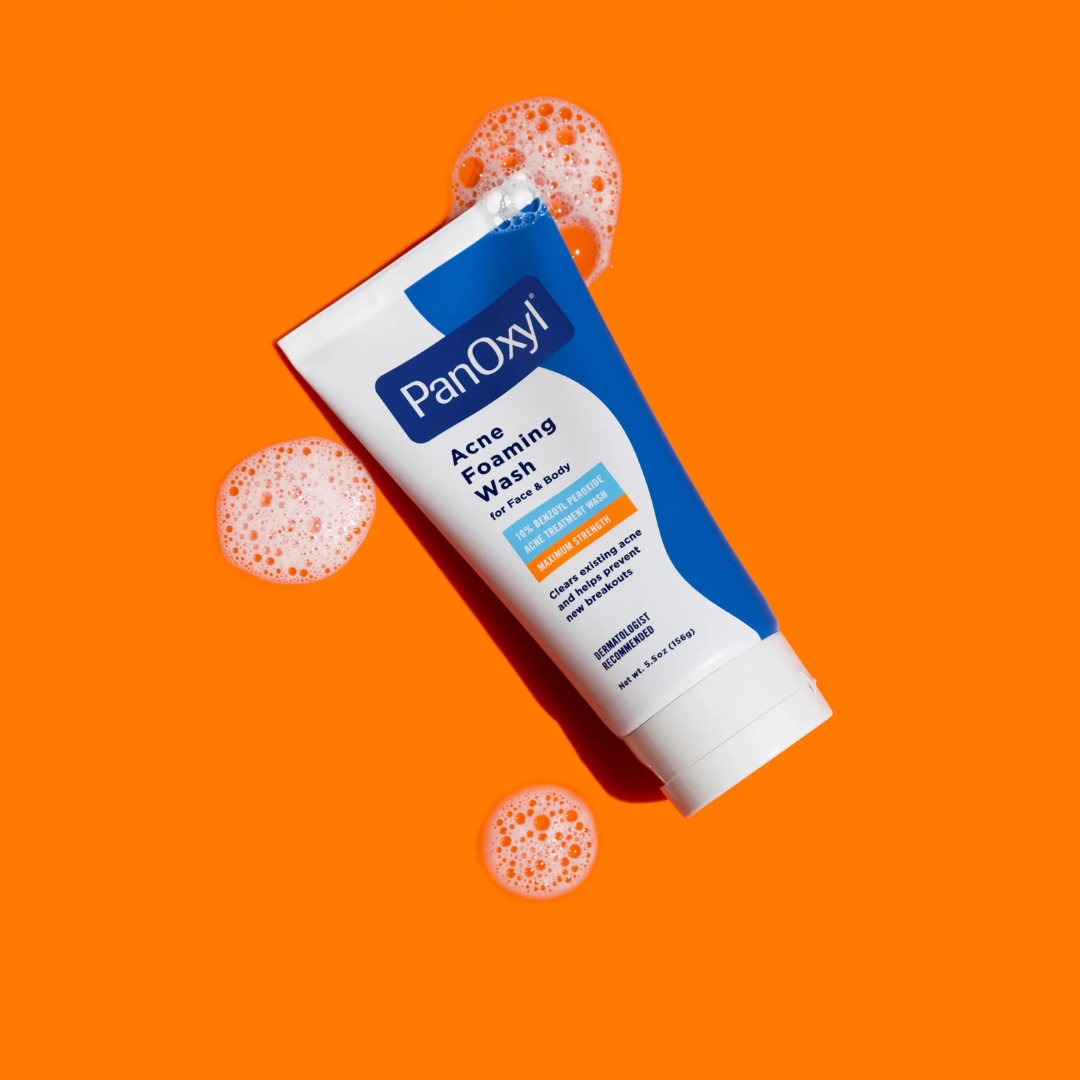 PanOxyl Acne Foaming Wash 10% Benzoyl Peroxide Maximum Strength Antimicrobial