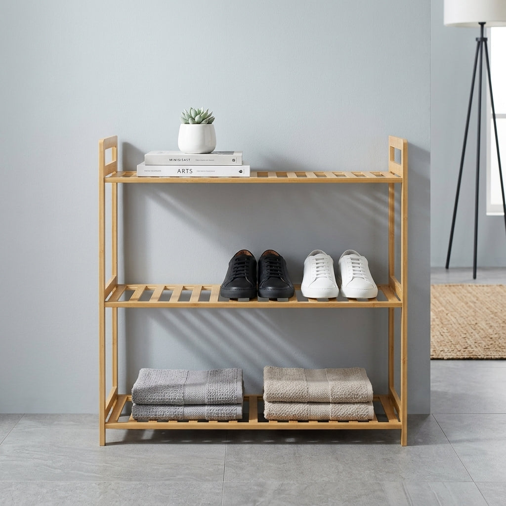 3-Tier Bamboo Storage Rack