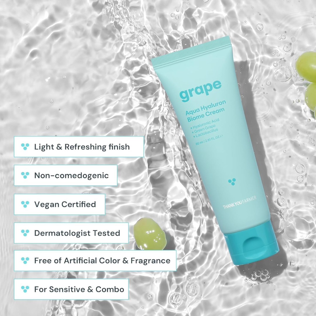 Thank You Farmer Grape Aqua Hyaluron Biome Cream