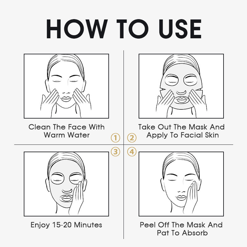Ruby beauty hexapeptide anti-aging facial mask (x5sheets) SC-140