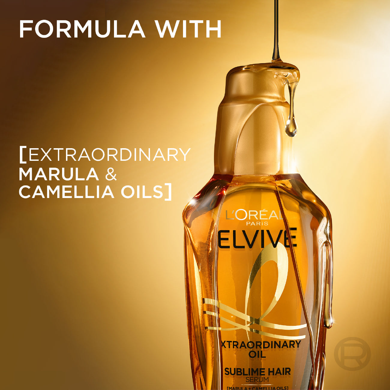 L’Oréal Paris Elvive Extraordinary Hair Oil Treatment, Non-Sticky Serum For Dry Hair 100ml
