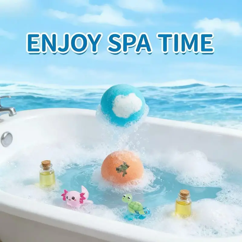 Children's Bath Bombs Balls with Surprise Toys