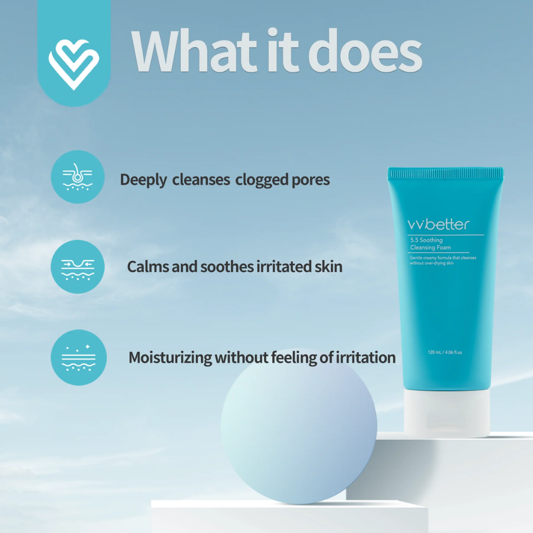 VVBetter 5.5 Soothing Cleansing Foam