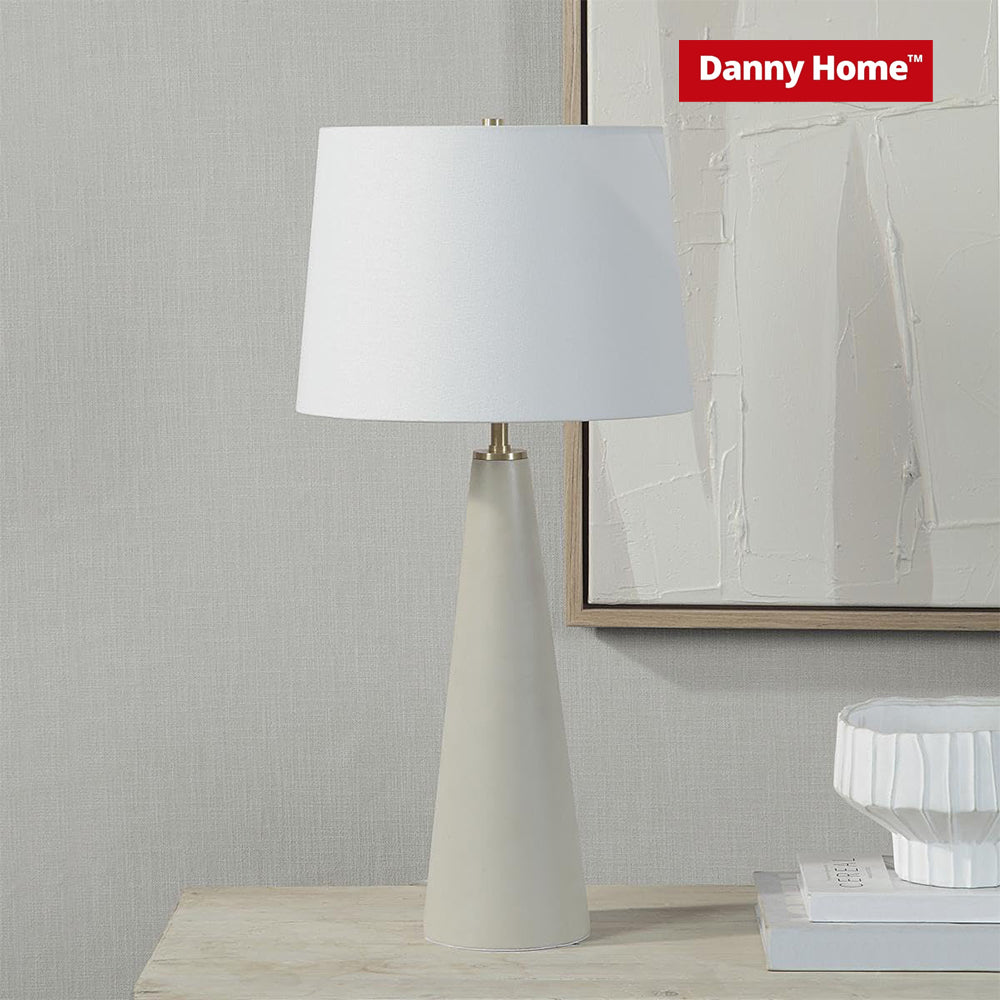 Danny Home White Table Lamp 54cm