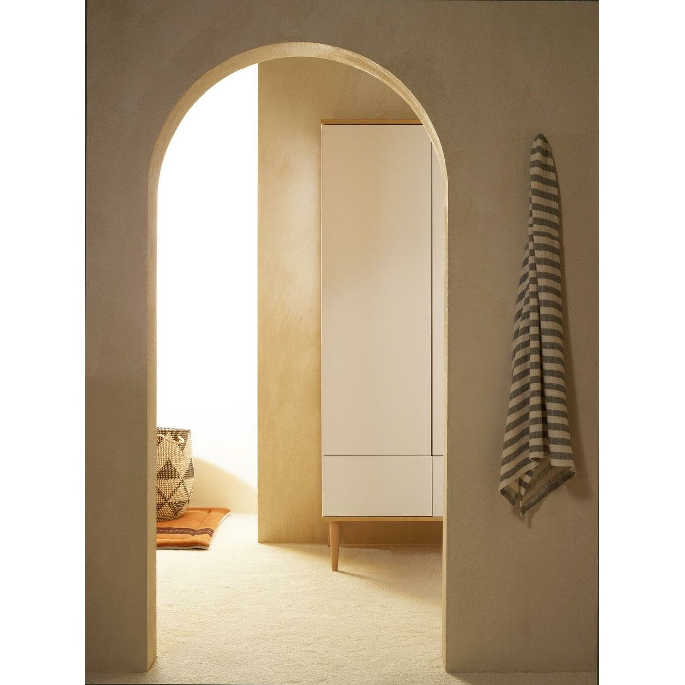 Quax Flow Wardrobe White & Oak Spacious Storage
