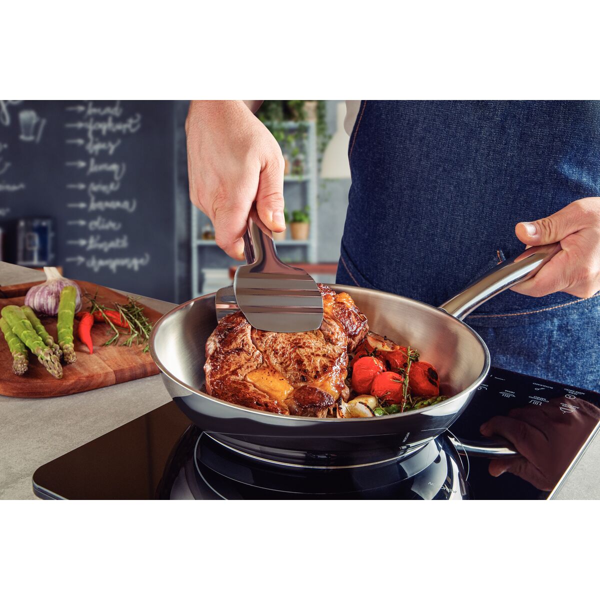 Tramontina Utility multi-use stainless steel tongs