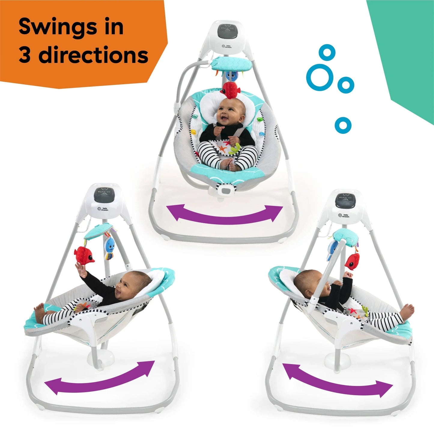 Kids2 - Be Oe Simple Comfort Swing - Ocean