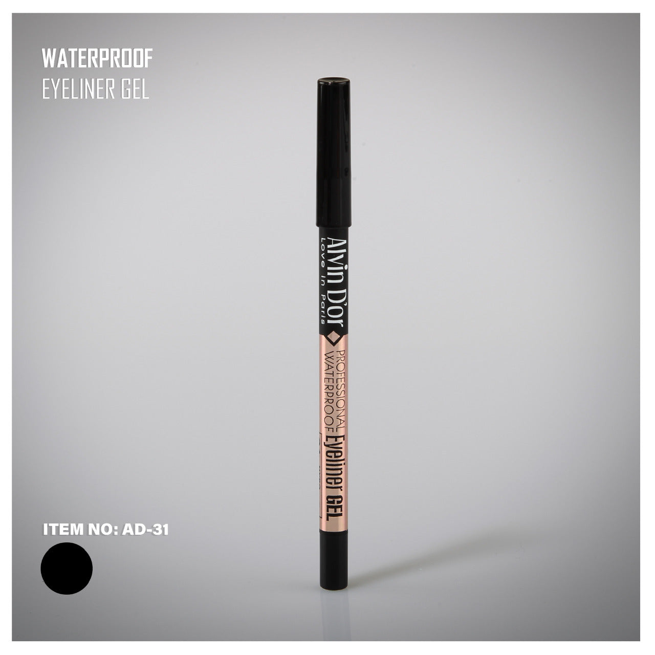 Alvin D'Or Ad-31 Professional Waterproof Eyeliner & Lipliner Gel - Medaid International