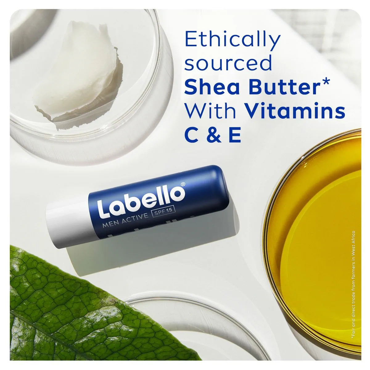Labello men active 24h moisture spf15 lip balm