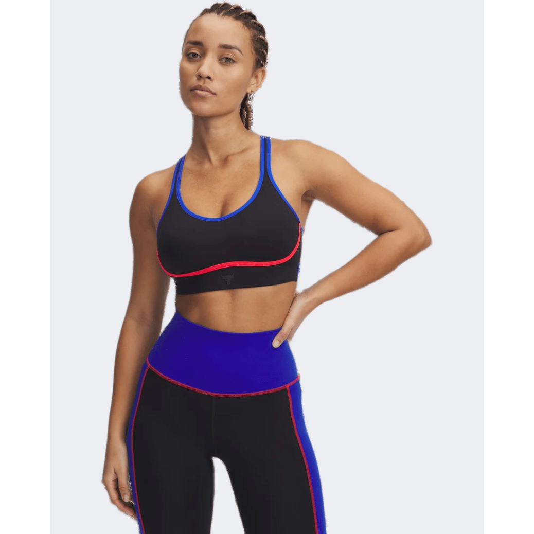 Under Armour Project Rock Women Training Bra Black/Team Royal - Medaid International