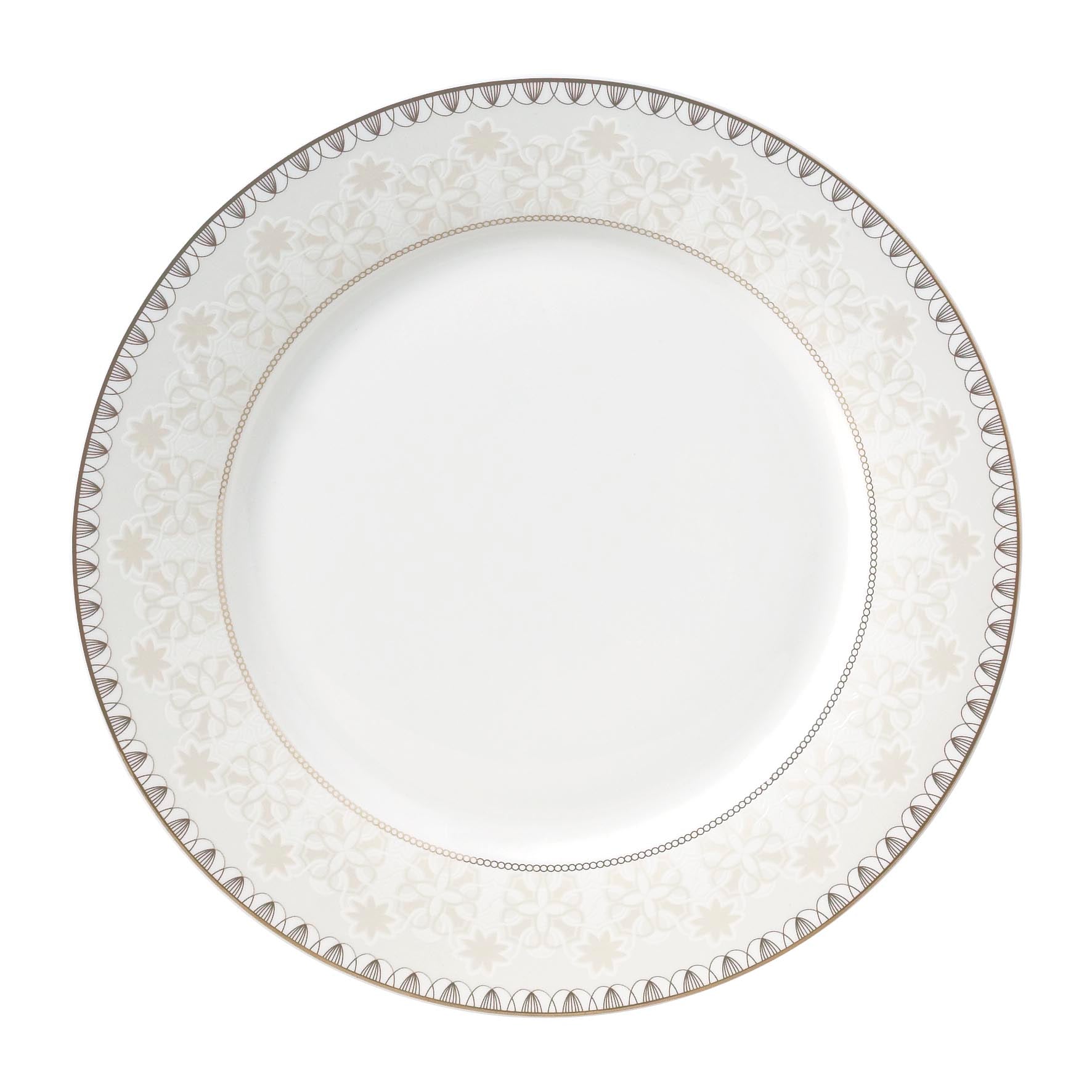 Symphony gold star décor dinner plate Ø:27cm