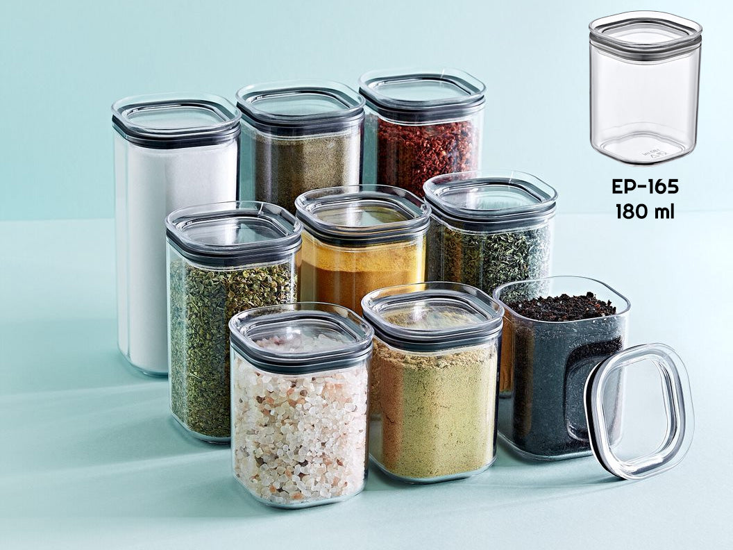 Airtight Squared Spice Jar 180 ml