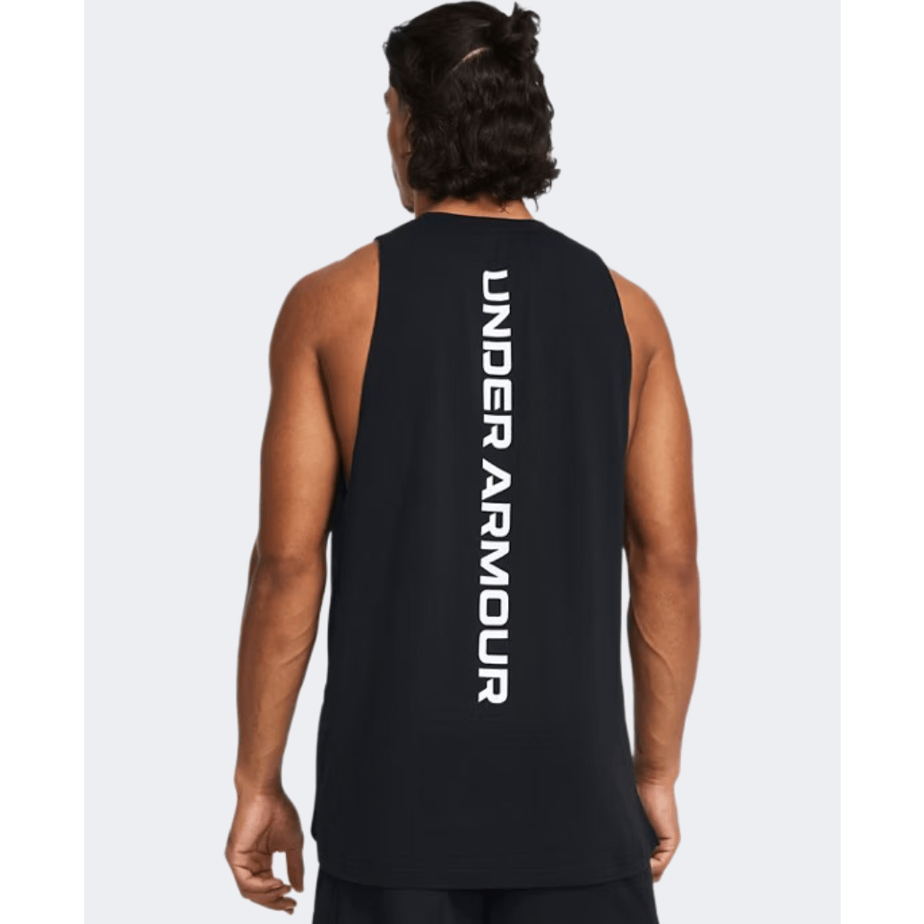 Under Armour Zone Men Basketball Tank Black/White - Medaid International