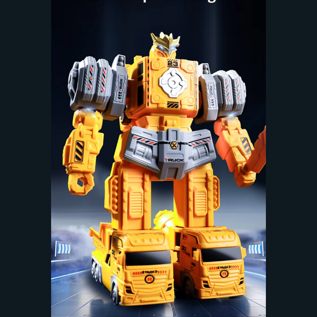 Tumama Kids - Magnetic Transform Engineering - Car Converting Robot Set