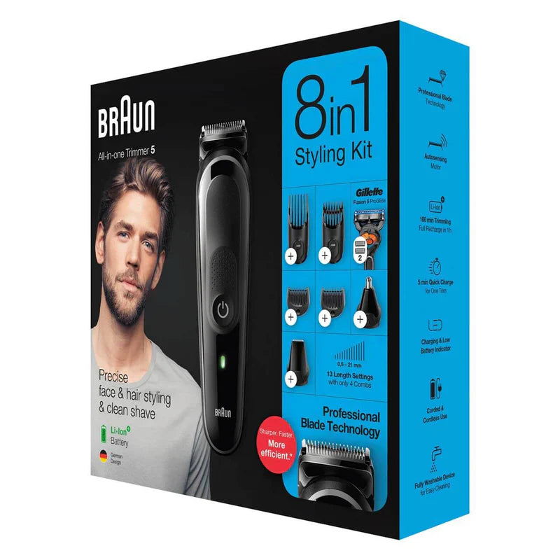 Braun, 8 in 1 styling kit MGK 5260