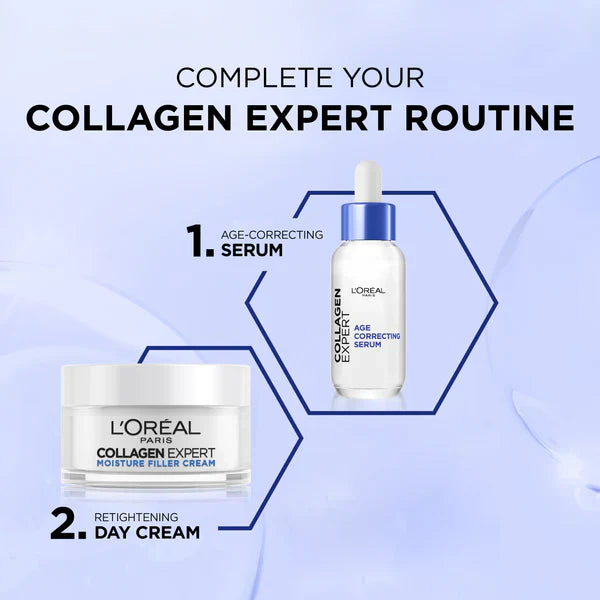 L’Oreal Paris Collagen Expert Moisture-Filling Cream, With Glycerin & Collagen Peptide Fractions 50ml