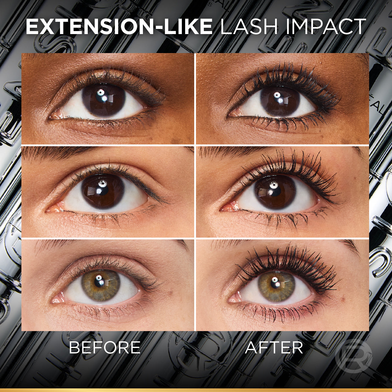 L’Oréal Paris Telescopic Extensionist Mascara for 24H Long-Lasting Curl, Volume, and Exceptional Eyelashes