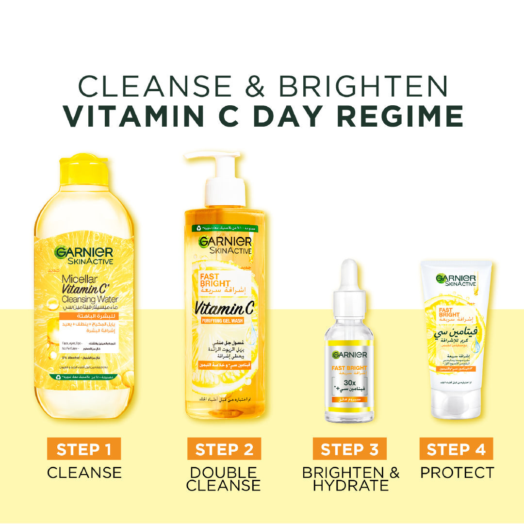 Garnier Skin Active Fast Bright Vitamin C + Niacinamide 30x Brightening Booster Serum