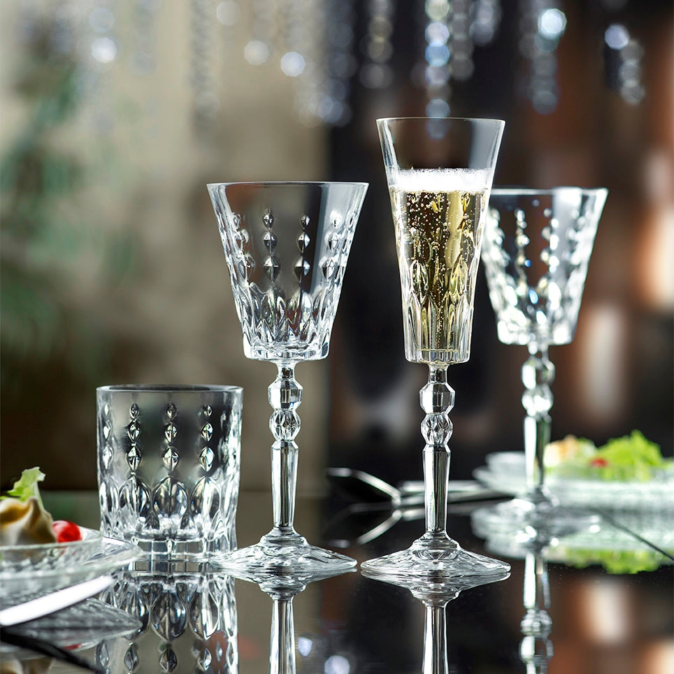 RCR marilyn flute goblet set of 6 - 17cl