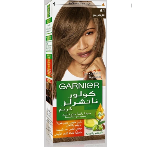 Garnier color naturals # 6.1 ash blonde