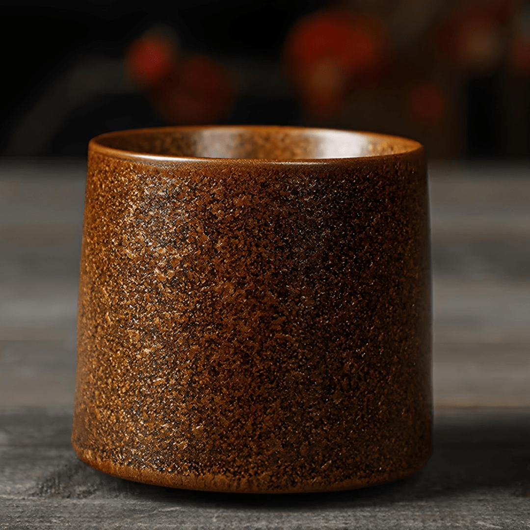 135ml Nordic Ceramic Rotating Espresso Cup – Decompression Spinning Top Design
