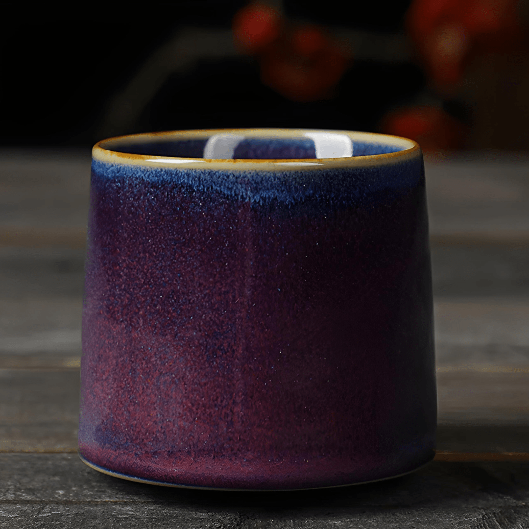135ml Nordic Ceramic Rotating Espresso Cup – Decompression Spinning Top Design