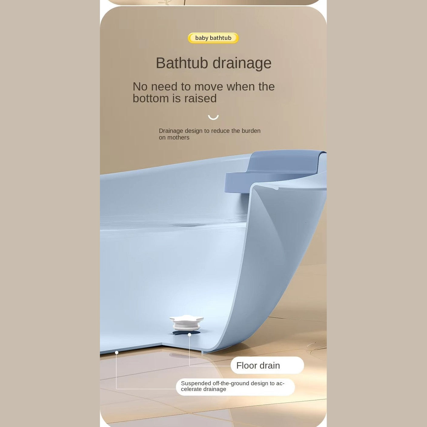 Baby Comfy Bathtub