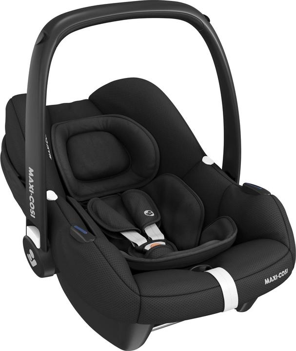 Maxi-Cosi - Plaza+ (Essential Black) - 3pcs Bundle Plaza+ Stroller&Carrycot CabrioFix i-Size Car Seat - CabrioFix i-Size Base. - Travel System