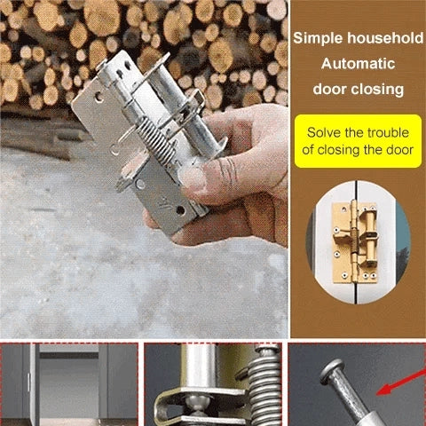 Automatic closing Spring Hinge
