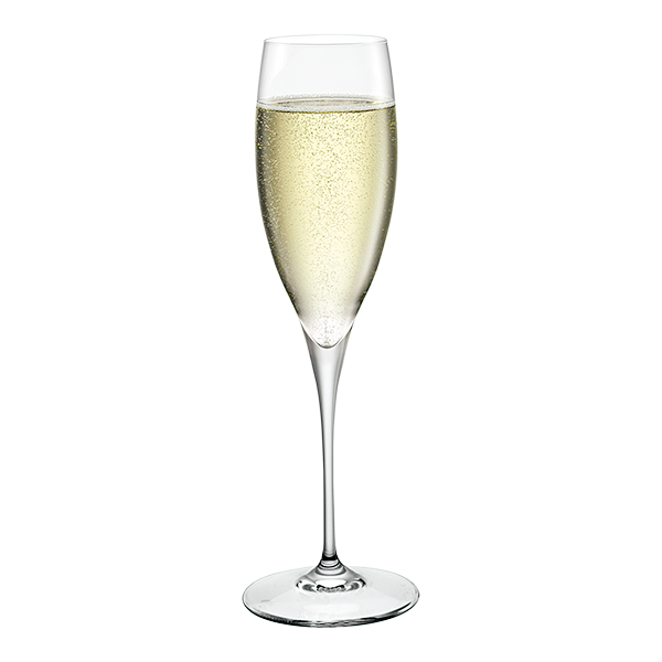 Bormioli rocco premium flute glass set of 6 -  25cl