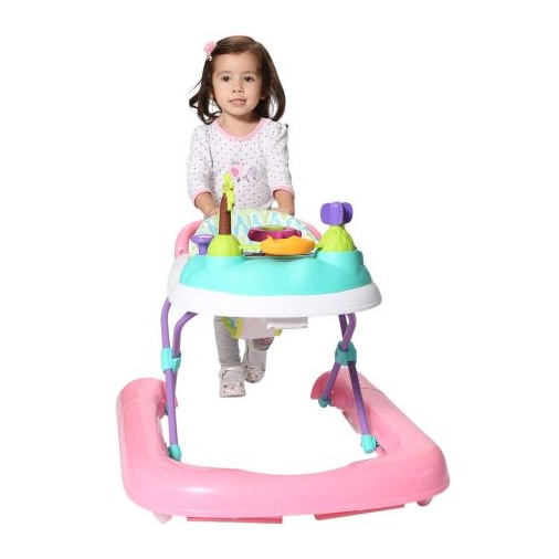 Spuddies Classic Walker Pink, Adjustable Baby Activity Support