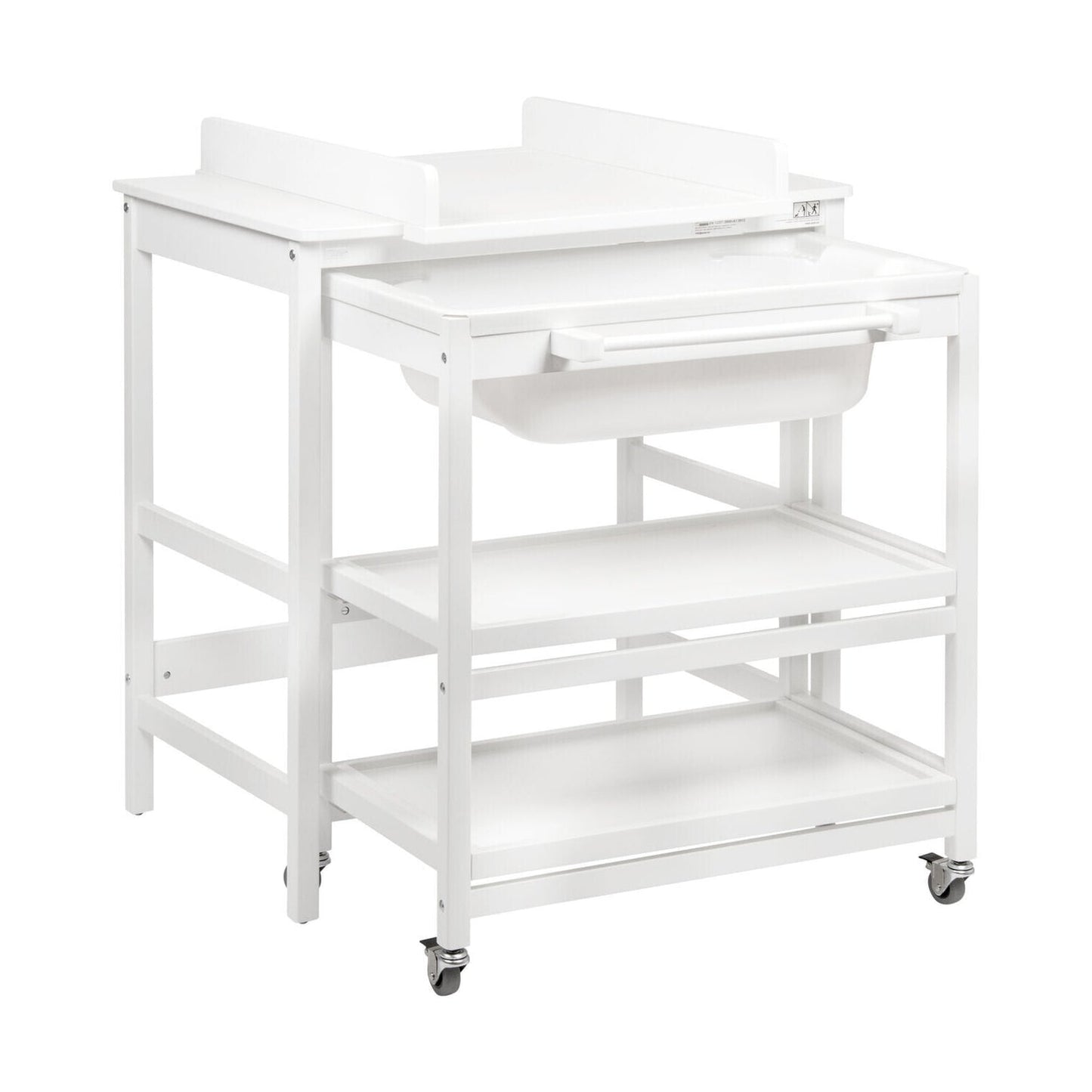 Quax Smart Changing Table With Bath White