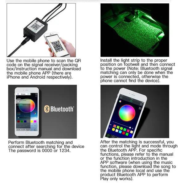 Atmosphere Car LED Lights (4 Doors)