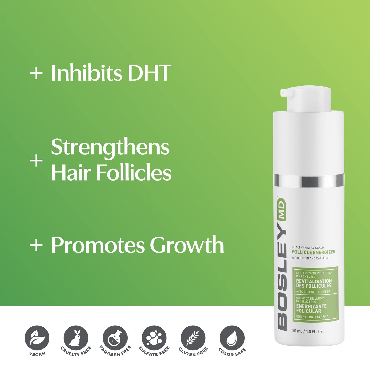 Bosley Hair Rejuvenation System - Hair ReGrowth System - Medaid International