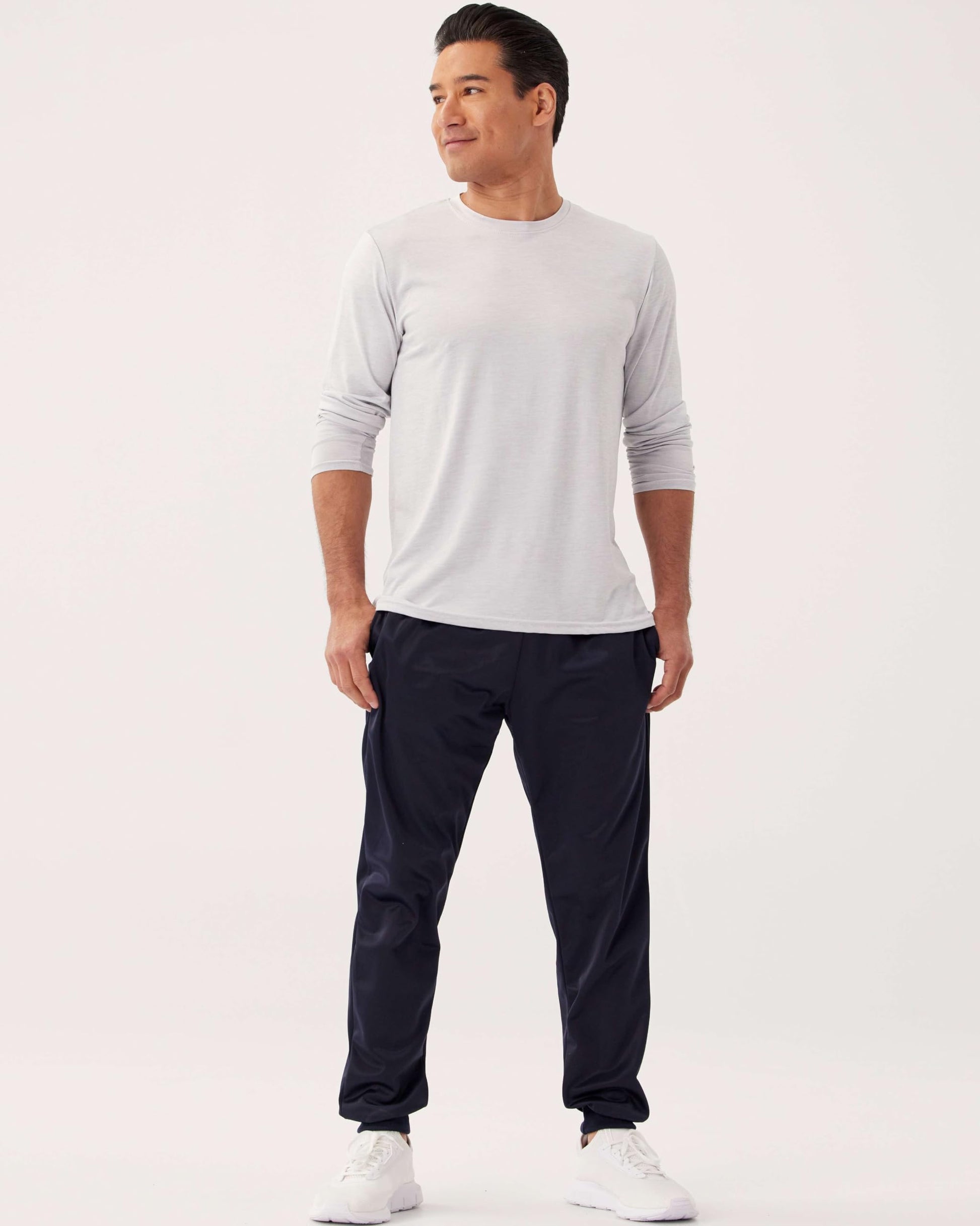 Real Essentials 4 Pack: Mens Long Sleeve Dry Fit T Shirts Hiking Fishing Workout Gym Work Sun UPF 50 Wicking Running Tee, Set 2, XX-Large - Medaid International