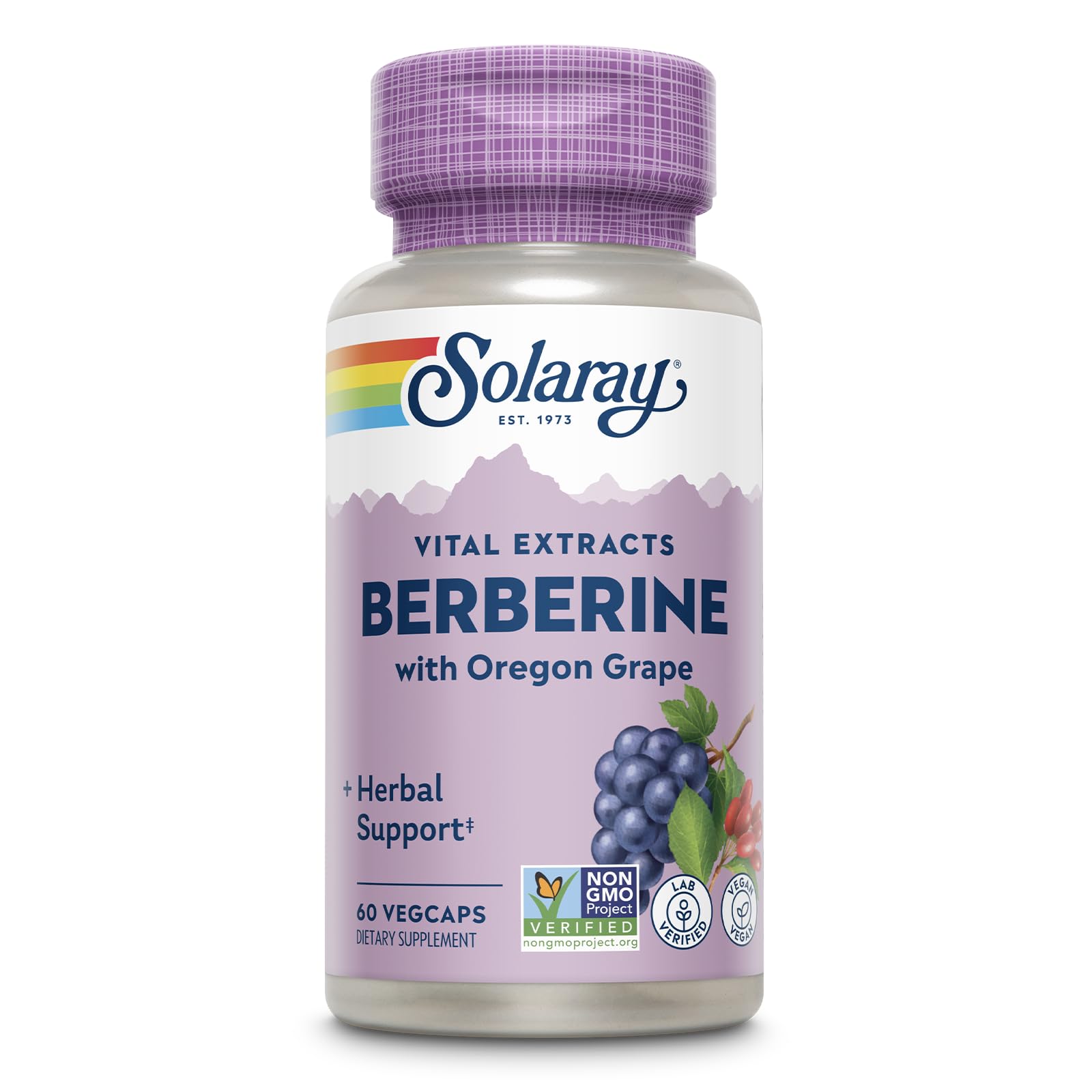 SOLARAY Berberine Root Extract Advanced Formula, AMPK Activator, Healthy Immune, Digestion & Metabolism Support, 60 VegCaps - Medaid International