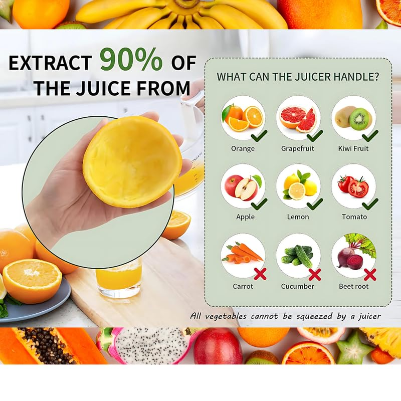 Portable Rechargeable Electric Citrus Juicer Hands-Free - Medaid International