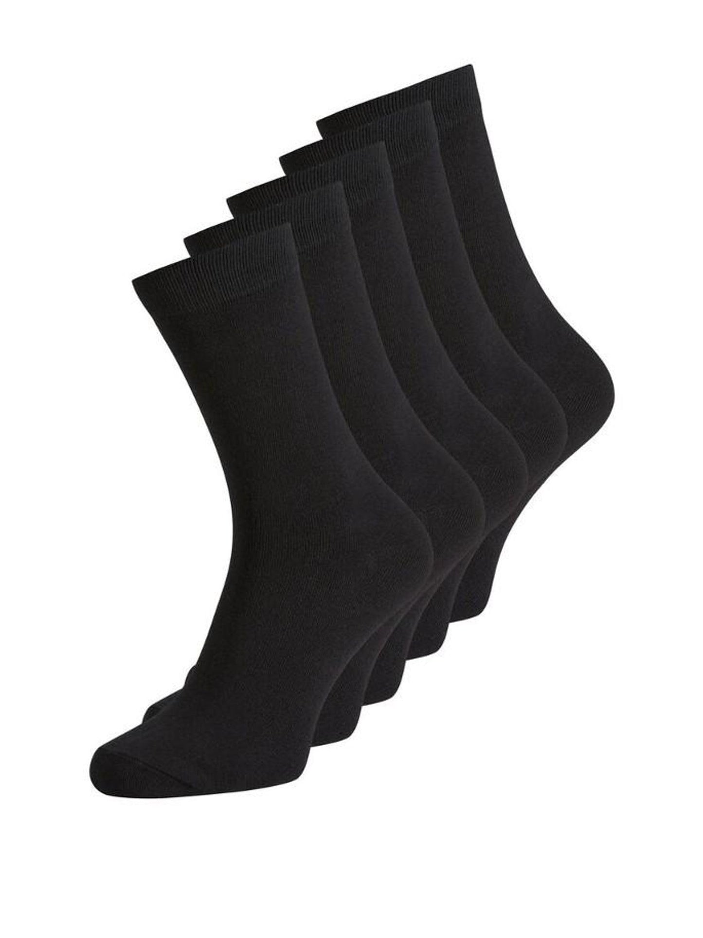 Jack & Jones Men's Jacjens Sock 5 Pack Noos, Black, ONE Size - Medaid International