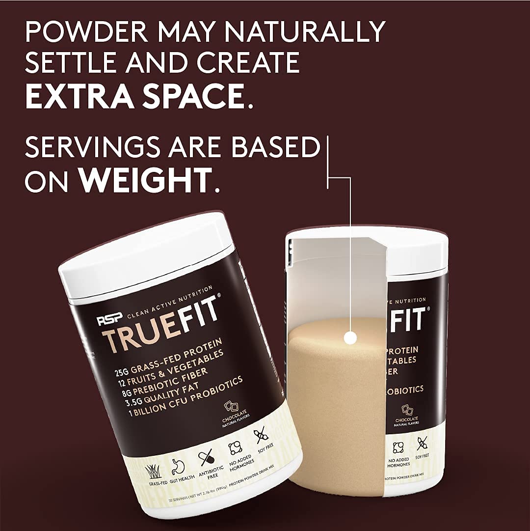 TrueFit Gut Healthy Protein Powder, Grass-Fed Whey Meal Replacement Shake with Prebiotics, Probiotics, & Organic Superfoods, Keto Friendly, Gluten Free (Packaging May Vary) - Medaid International