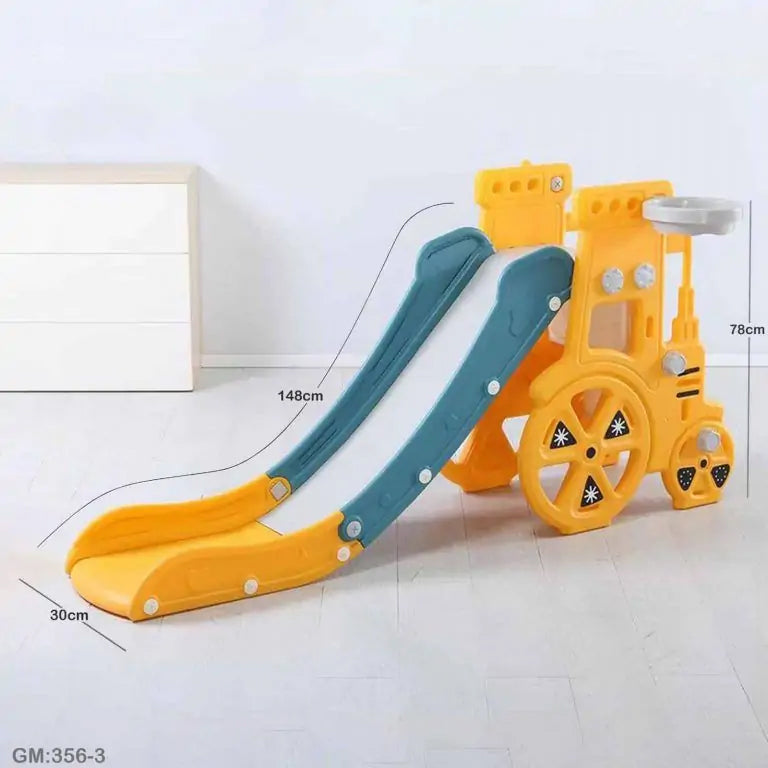 Colorful Train Slide