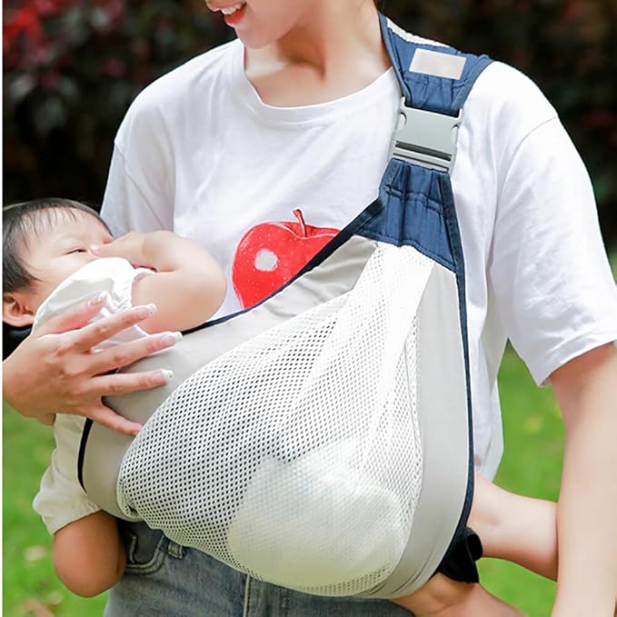 Portable Baby Carrier Sling – Breathable Comfort Support