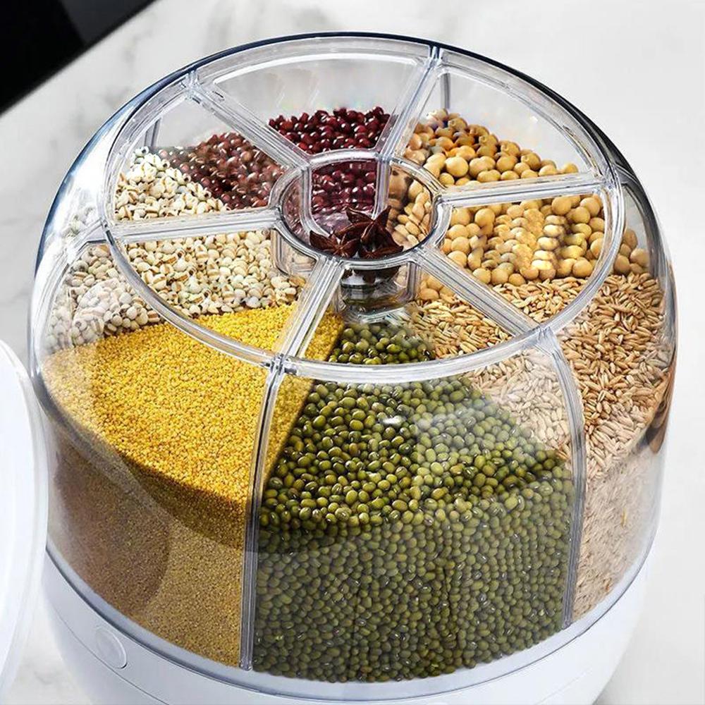 6-Grid Food Dispenser