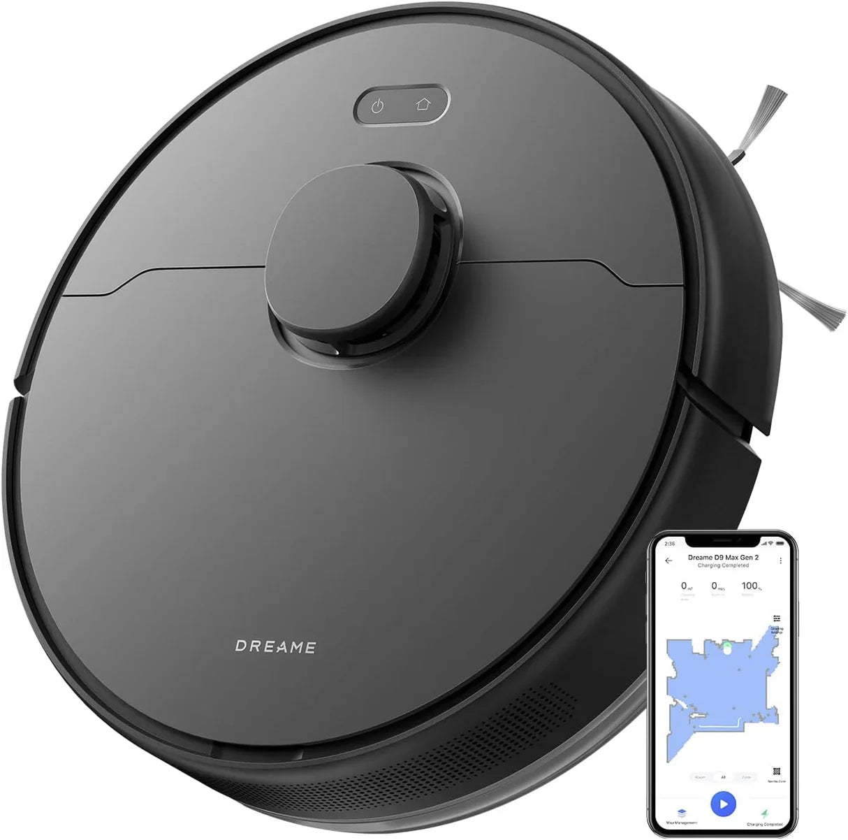 DREAME D9max Gen2 Black Robot Vacuum