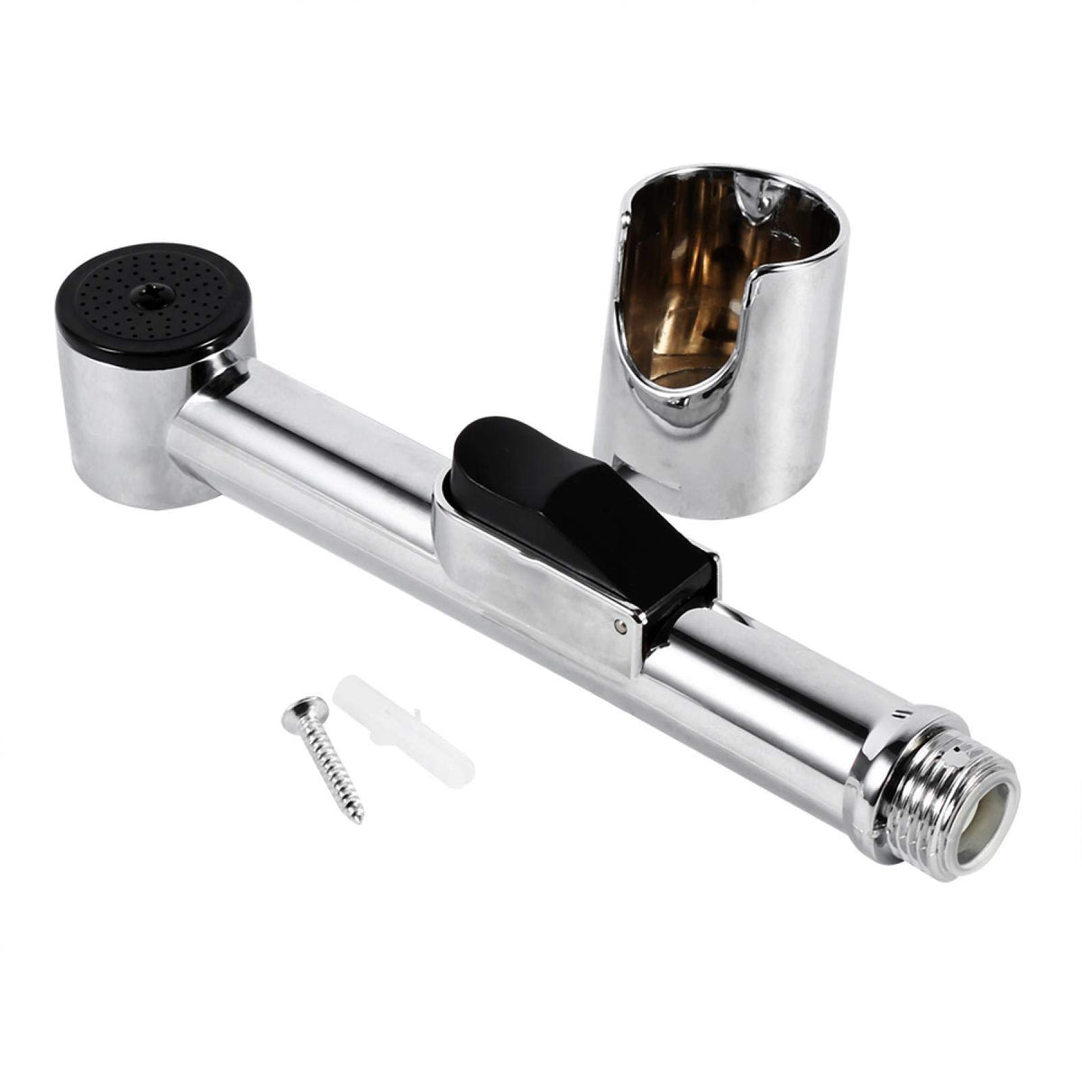Handheld Bidet Spray Head, ABS Shattaf Stainless Steel Home Bathroom Portable Chrome Plated Toilet Bidet Shower Spray