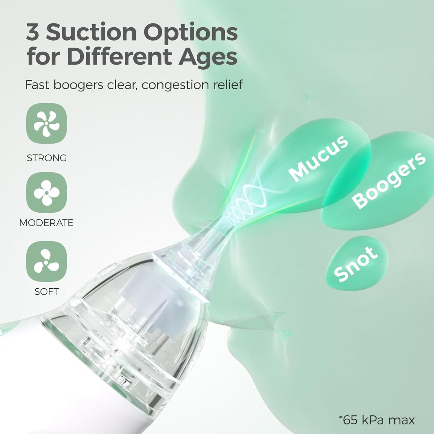 Momcozy Baby Nasal Aspirator – Gentle, Powerful, and Portable