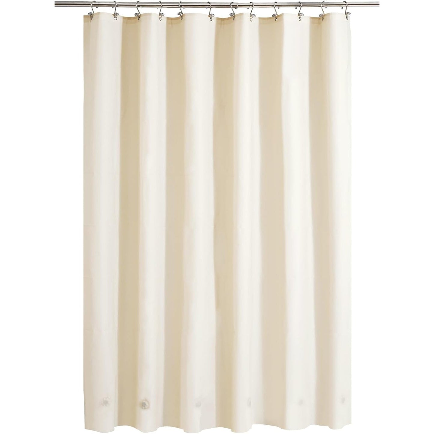 Barossa Design Plastic Shower Liner Clear - Premium PEVA Shower Curtain Liner with Rustproof Grommets and 3 Magnets, Waterproof Cute Lightweight Standard Size Shower Curtains for Bathroom - Clear - Medaid International