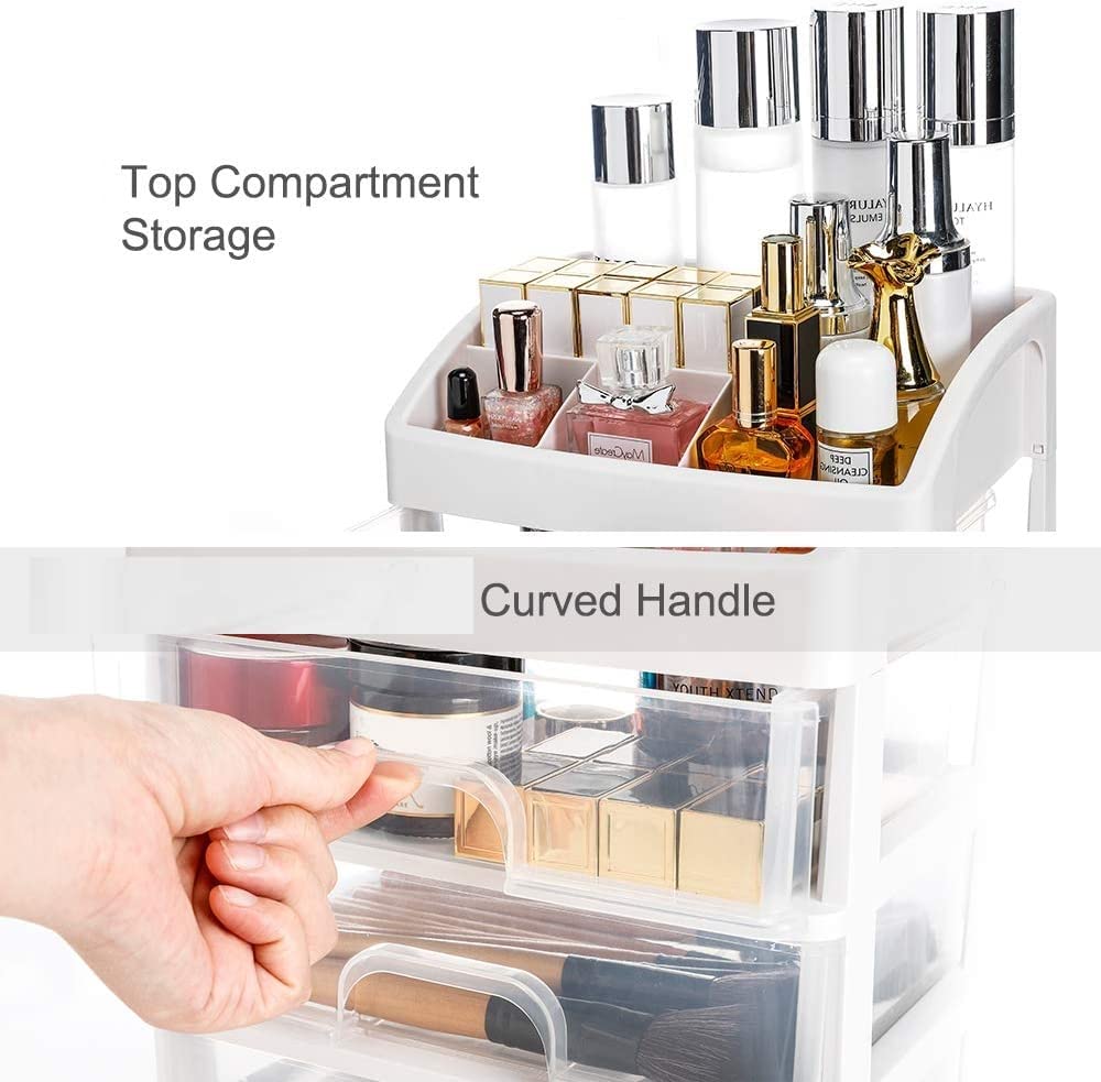 3 Layer Multipurpose Plastic Storage Drawer